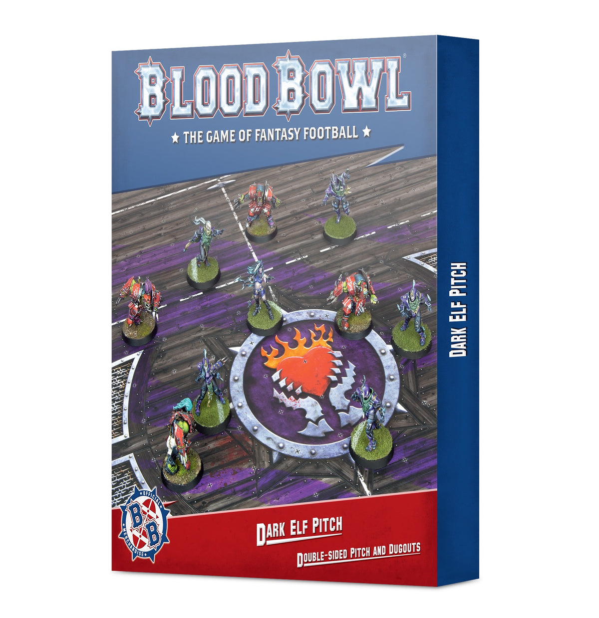 Blood Bowl – Dark Elf Pitch &amp; Dugouts (200-50)
