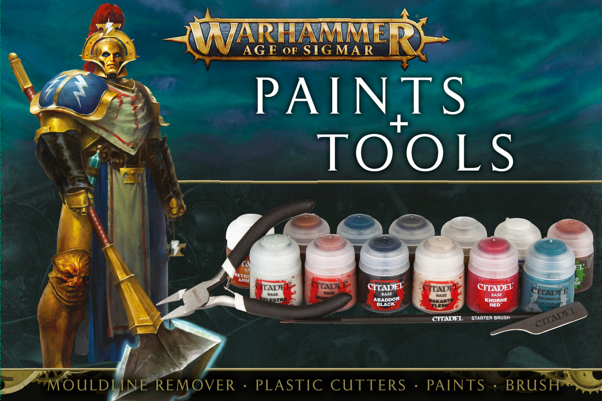 Age Of Sigmar Paints + Tools (80-17)