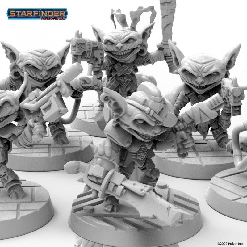 Starfinder Masterclass Miniatures: Space Goblin War Band