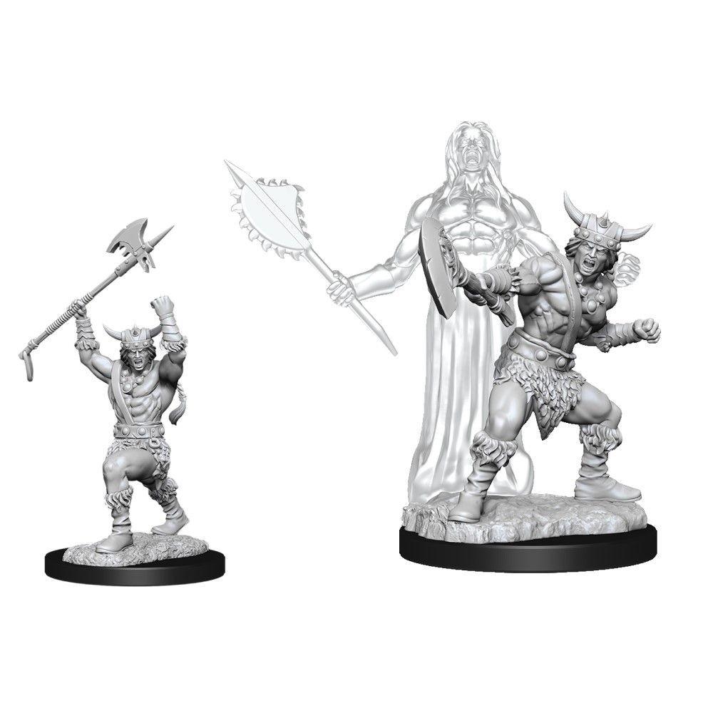 Dungeons &amp; Dragons - Nolzurs Marvelous Unpainted Miniatures Male Human Barbarian - Good Games