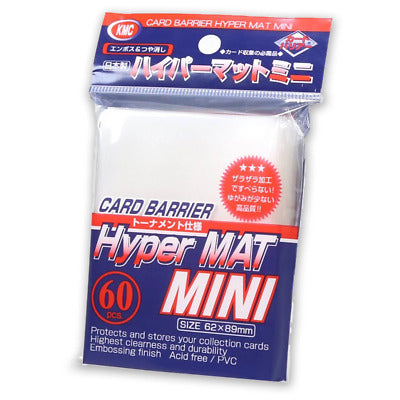 KMC - Hyper Mat Mini Sleeves - Clear (60)