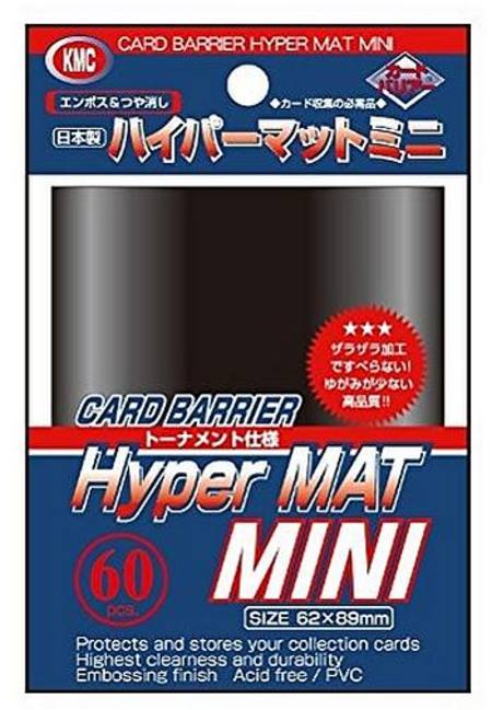 KMC - Hyper Mat Mini Sleeves - Black