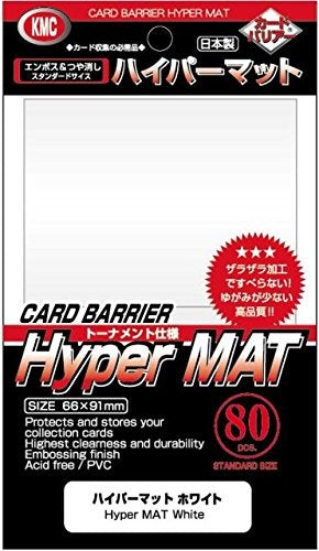 KMC - Hyper Mat Standard Sleeves (80) - White