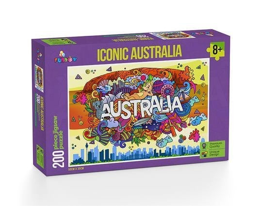 Iconic Australia - 200Pc Jigsaw - Funbox