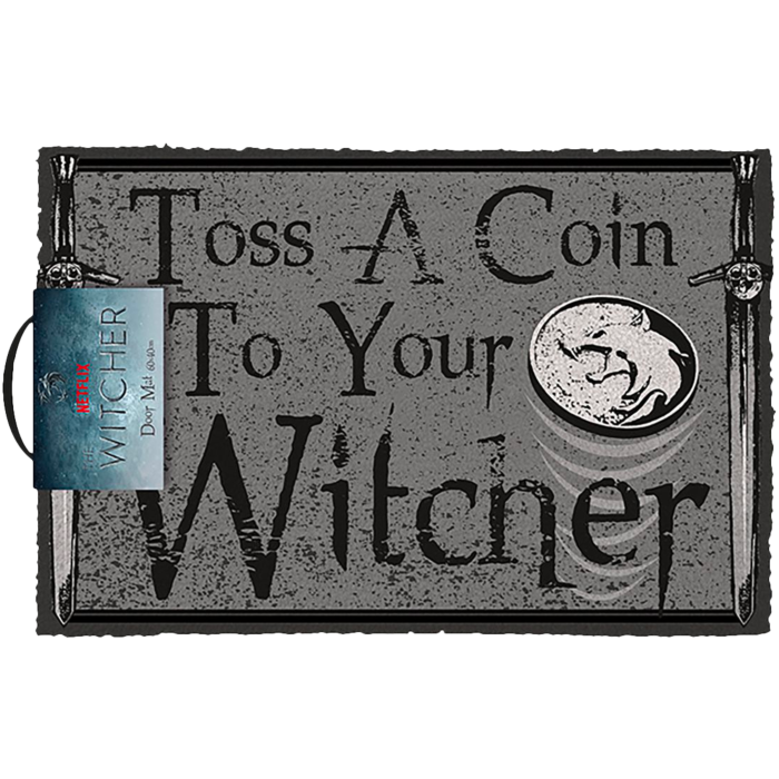 The Witcher (Toss a Coin) Door Mat