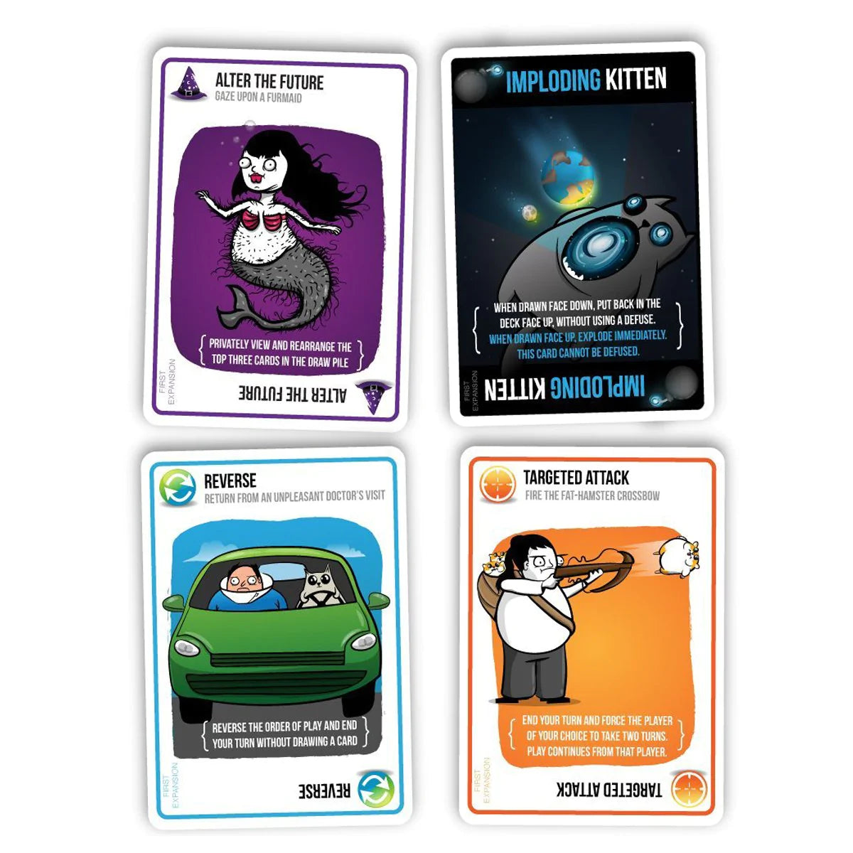 EXPLODING KITTENS - Imploding Kittens (Expansion) (Game) Asmodee