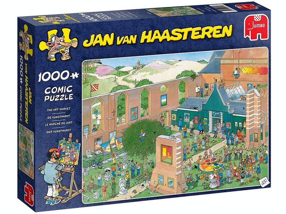 Jan Van Haasteren - The Art Market 1000 Piece Jigsaw
