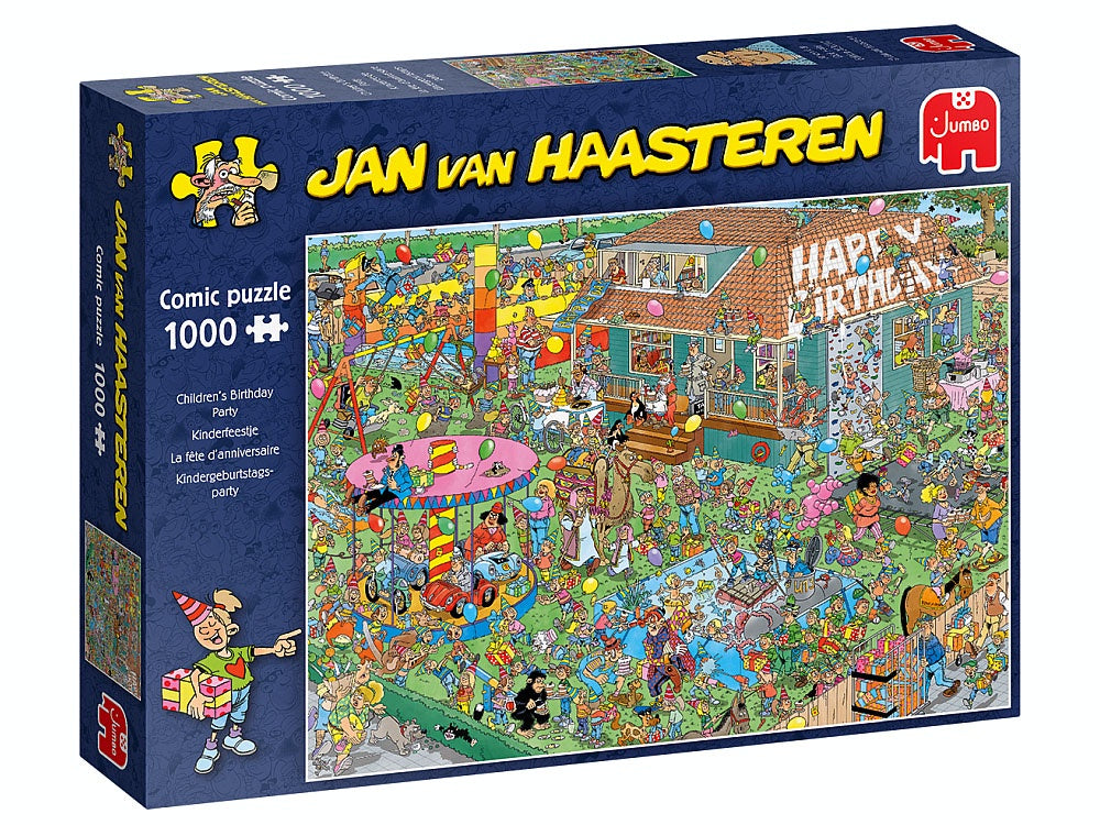 Jan Van Haasteren - Childrens Birthday Party 1000 Piece Jigsaw