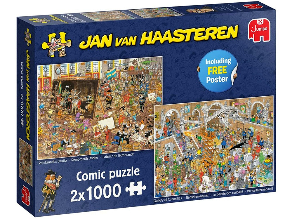 Jan Van Haasteren A Trip to Museum 2 x 1000 Piece Jigsaw