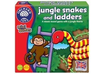 Jungle Snakes And Ladders Orchard Toys
