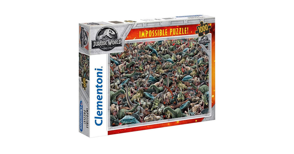 Clementoni Jurassic World Impossible Puzzle 1000 Piece Jigsaw