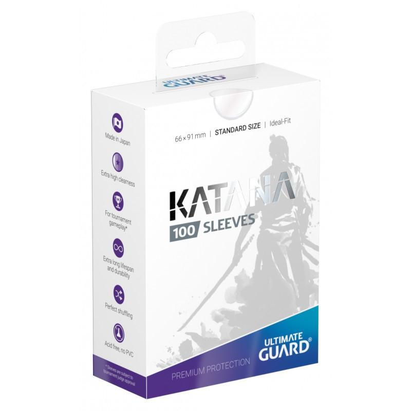 Sleeves Ultimate Guard Katana Standard Size Transparent (100) - Good Games