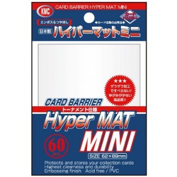 KMC - Hyper Mat Mini Sleeves - White