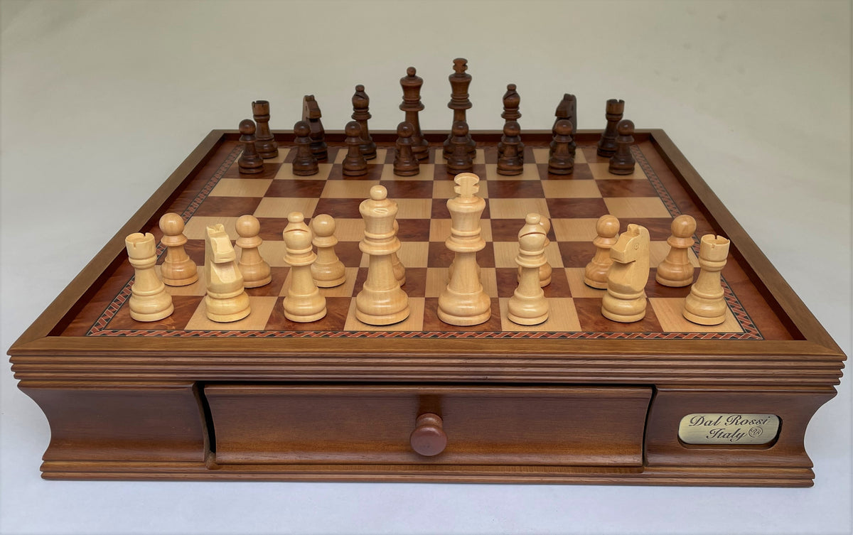 Dal Rossi Chess Set 16 With Wooden Chess Pieces