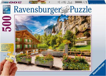 Ravensburger Lauterbrunnen Switzerland - 500 Piece Jigsaw