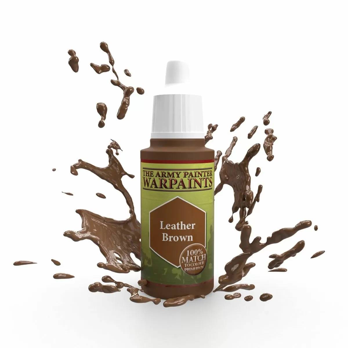 Army Painter Warpaints - Leather Brown Acrylic Paint 18ml