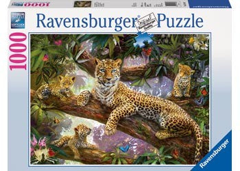 Ravensburger Leopard Family - 1000 Piece Jigsaw