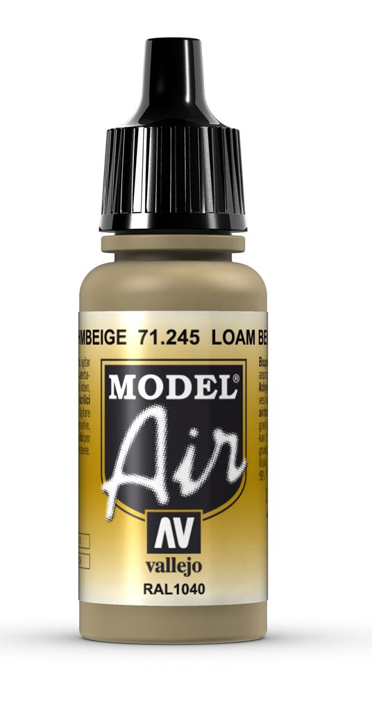 Vallejo Model Air - Loam Beige 17ml Acrylic Paint (AV71245)