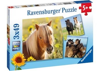 Ravensburger Loving Horses - 3x49 Piece Jigsaw