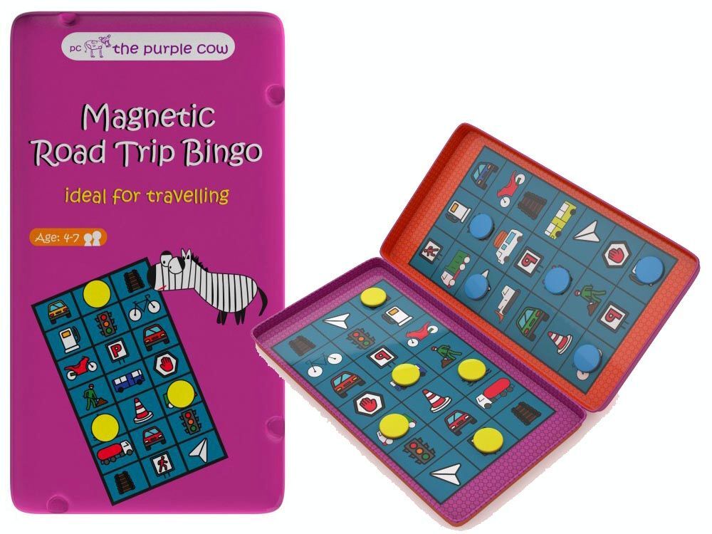 Magnetic Games Tins - Magnetic Road Trip Bingo