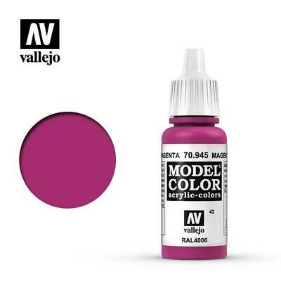 Vallejo Model Colour - Magenta 17ml Acrylic Paint (AV70945)