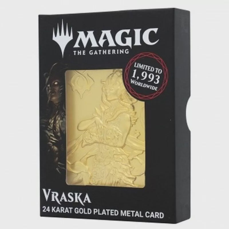 Magic: The Gathering Vraska 24 Karat Gold Plated Card