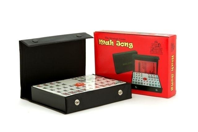 Mahjong, Black Vinyl Case, 22Cm - Good Games