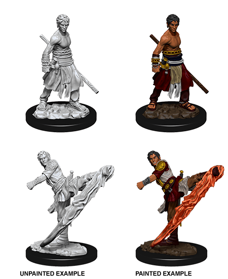 Dungeons &amp; Dragons - Nolzurs Marvelous Unpainted Miniatures Male Half-Elf Monk - Good Games