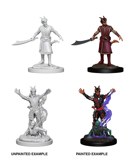 Dungeons &amp; Dragons - Nolzurs Marvelous Unpainted Miniatures Male Tiefling Warlock