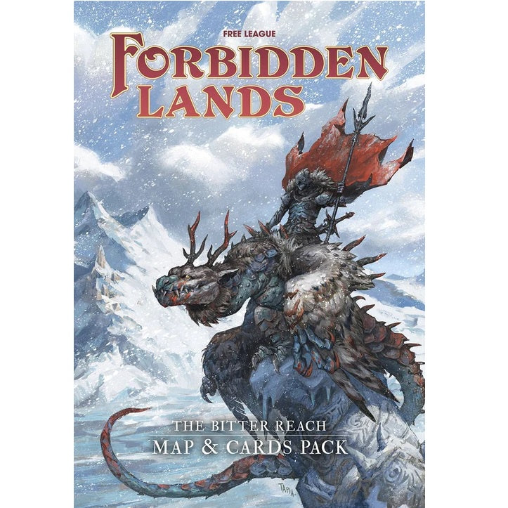 Forbidden Lands RPG The Bitter Reach Maps and Card Pack (Preorder)