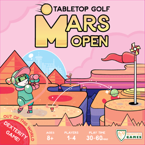 Mars Open Tabletop Golf Boxed Dexterity Game - Good Games