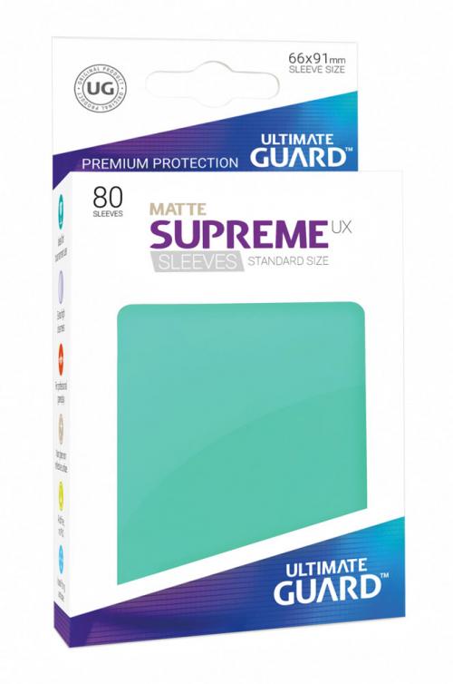 Ultimate Guard - Supreme UX Standard Sleeves Matte Turquoise (80)