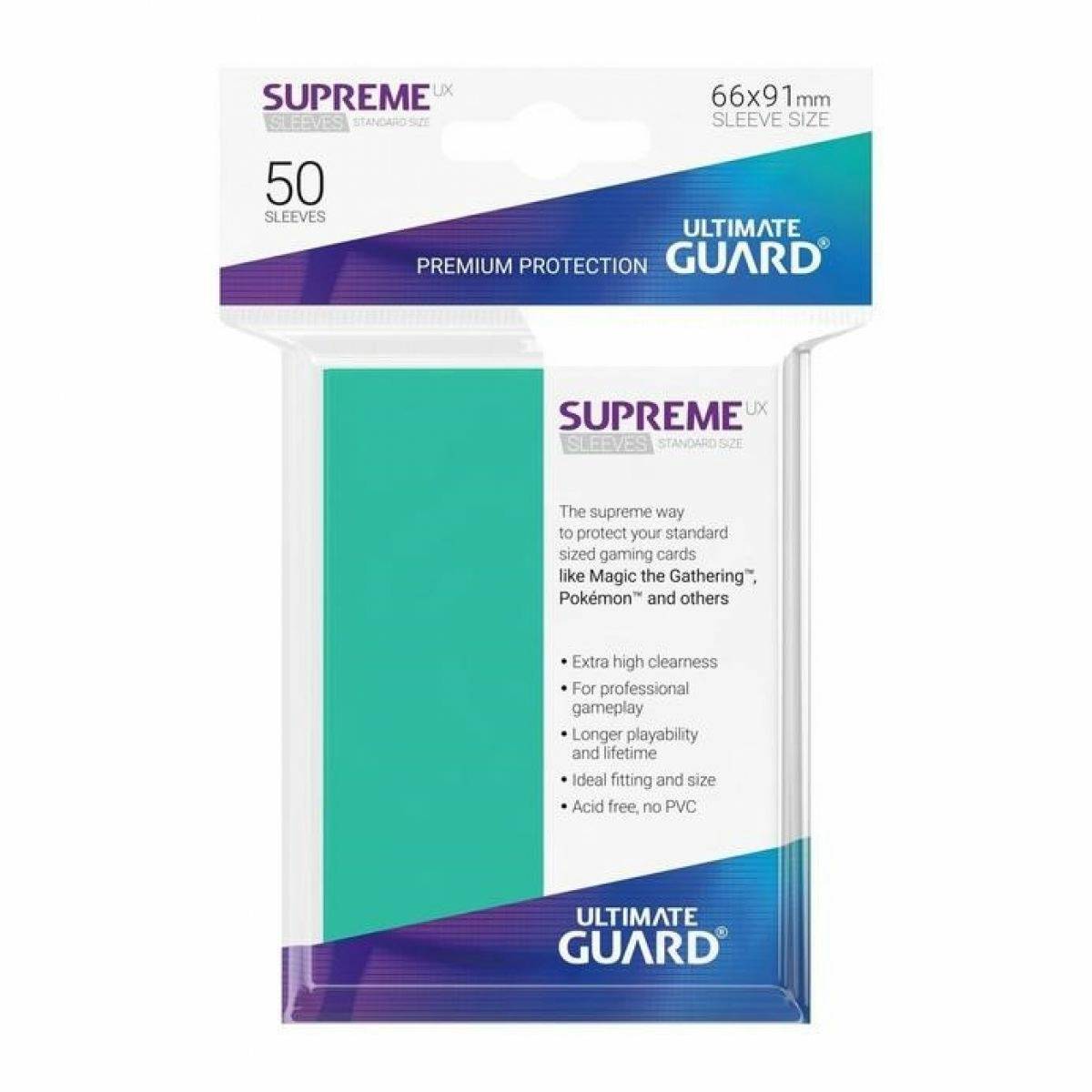 Ultimate Guard - Supreme UX Standard Sleeves Matte Turquoise (50)