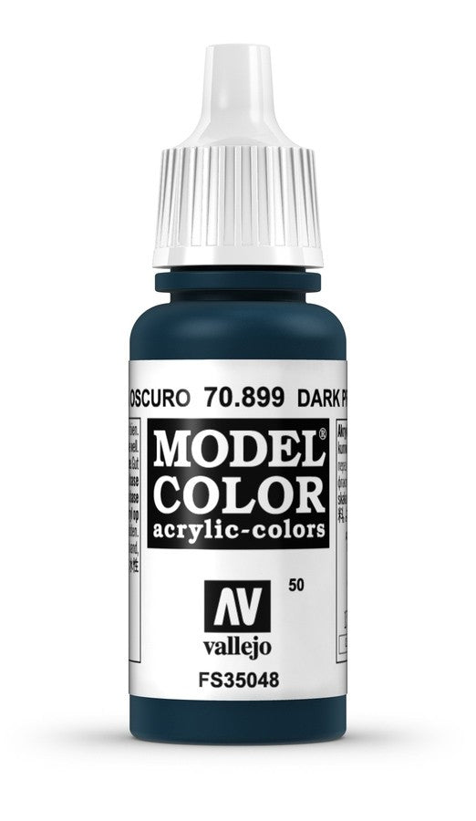 Vallejo Model Colour - Dark Prussian Blue 17ml Acrylic Paint (AV70899)