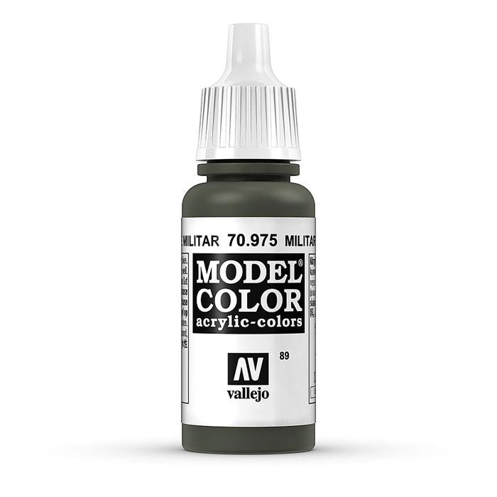 Vallejo Model Colour - Military Green 17ml Acrylic Paint (AV70975)