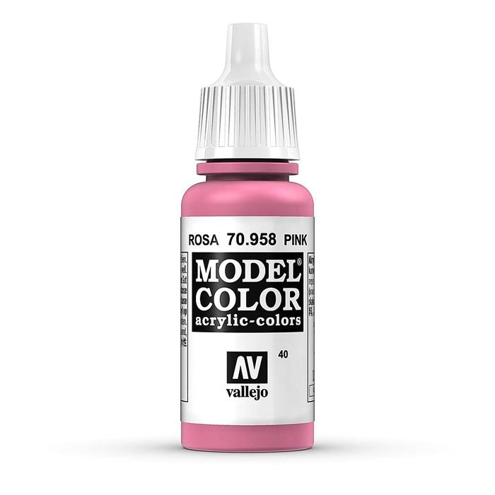 Vallejo Model Colour - Pink 17ml Acrylic Paint (AV70958)