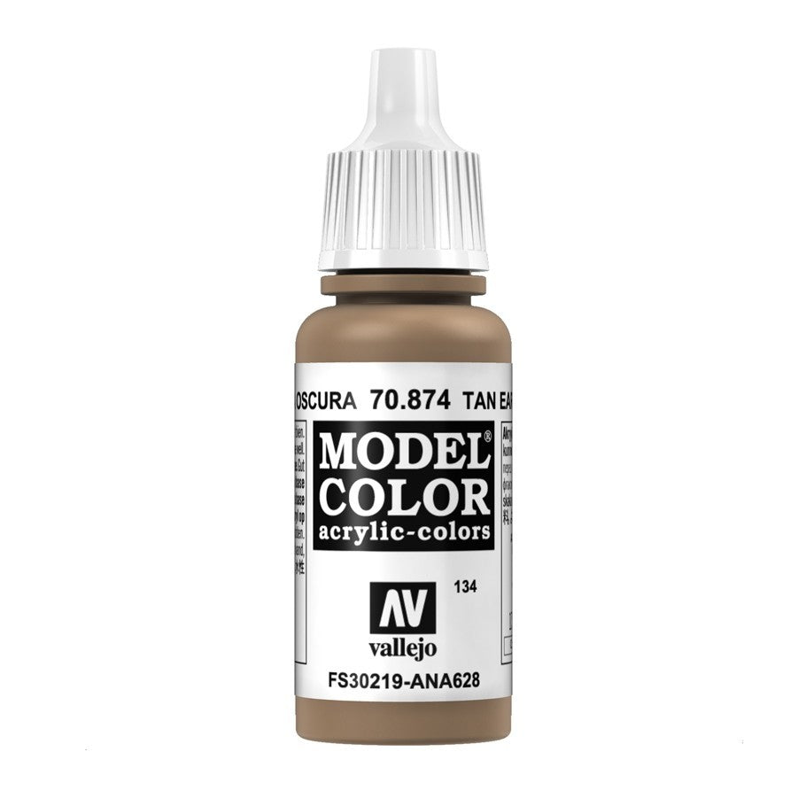 Vallejo Model Colour - Tan Earth 17ml Acrylic Paint (AV70874)