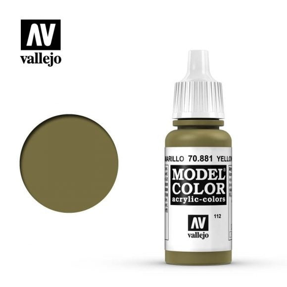 Vallejo Model Colour - Green Yellow 17ml Acrylic Paint (AV70881)