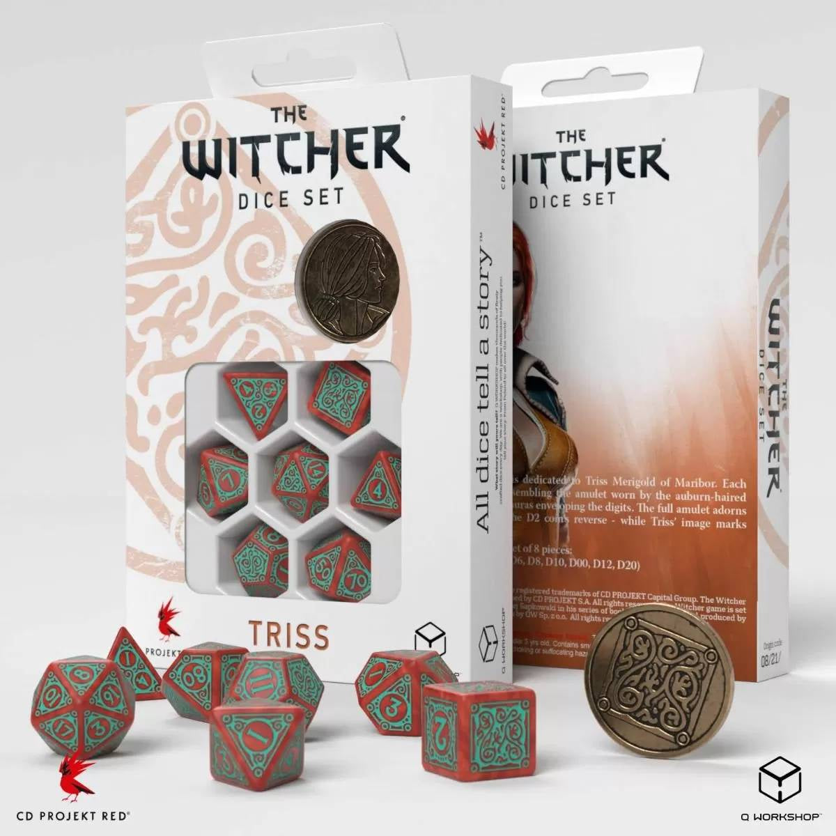 Q Workshop - The Witcher Dice Set Triss - Merigold the Fearless