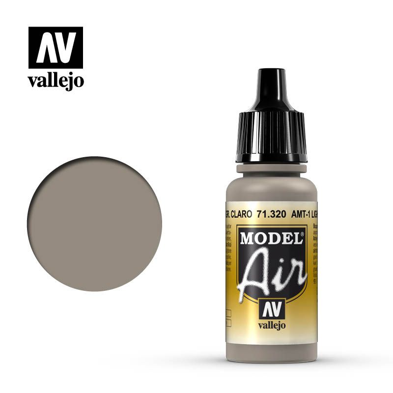 Vallejo Model Air - Amt-1 Light Greyish Brown 17ml Acrylic Paint (AV71320)