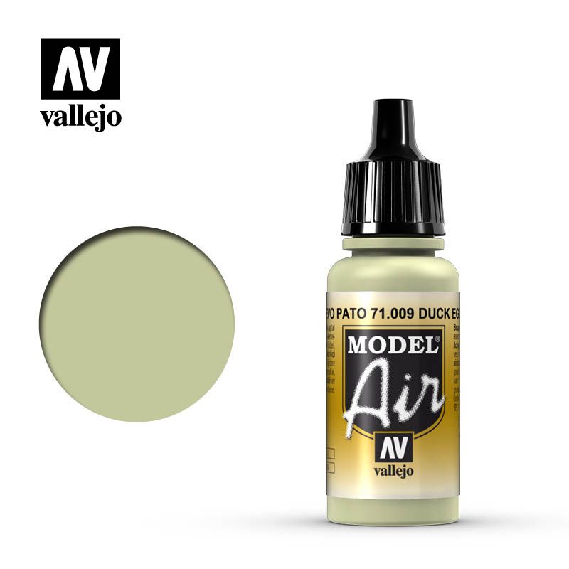 Vallejo Model Air - Duck Egg Green 17ml Acrylic Paint (AV71009)