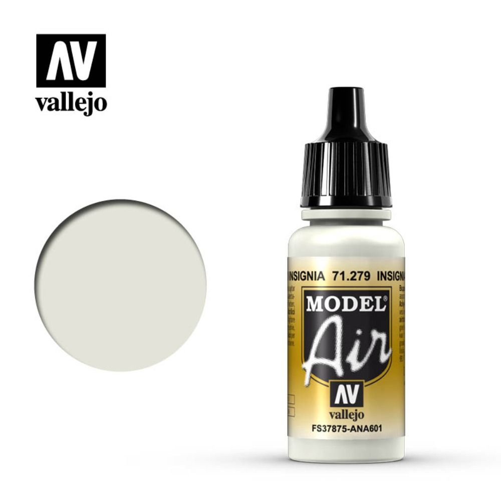 Vallejo Model Air - Insignia White 17ml Acrylic Paint (AV71279)