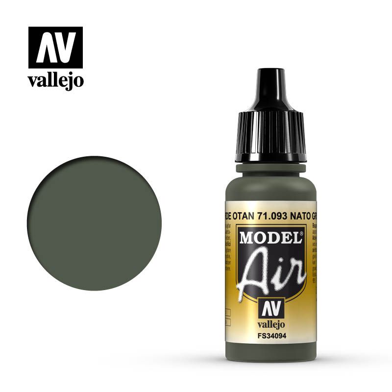 Vallejo Model Air - Nato Green 17ml Acrylic Paint (AV71093)