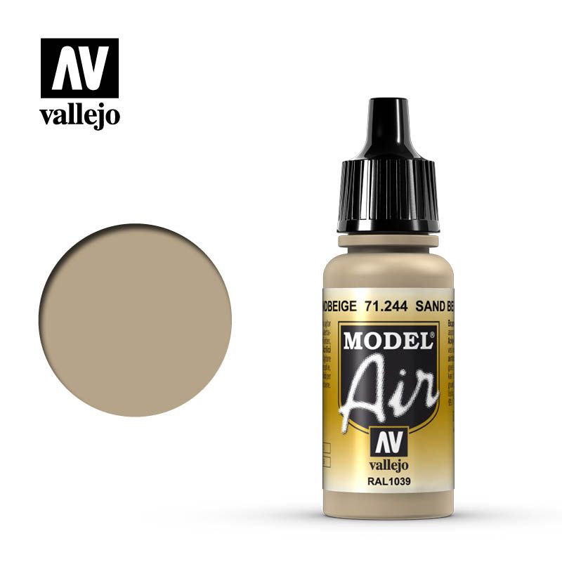 Vallejo Model Air - Sand Beige 17ml Acrylic Paint (AV71244)