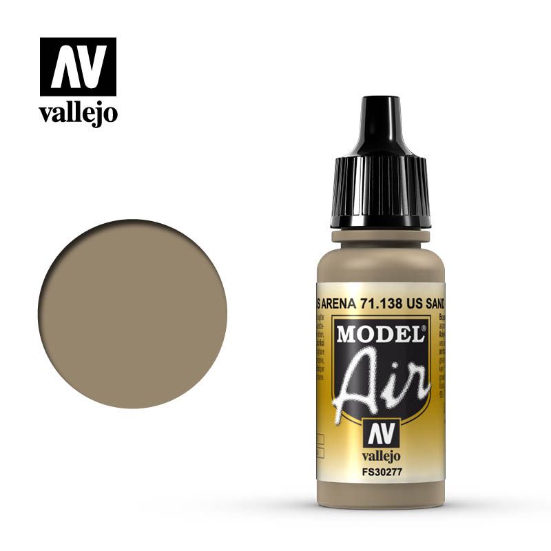 Vallejo Model Air - Us Sand 17ml Acrylic Paint (AV71138)