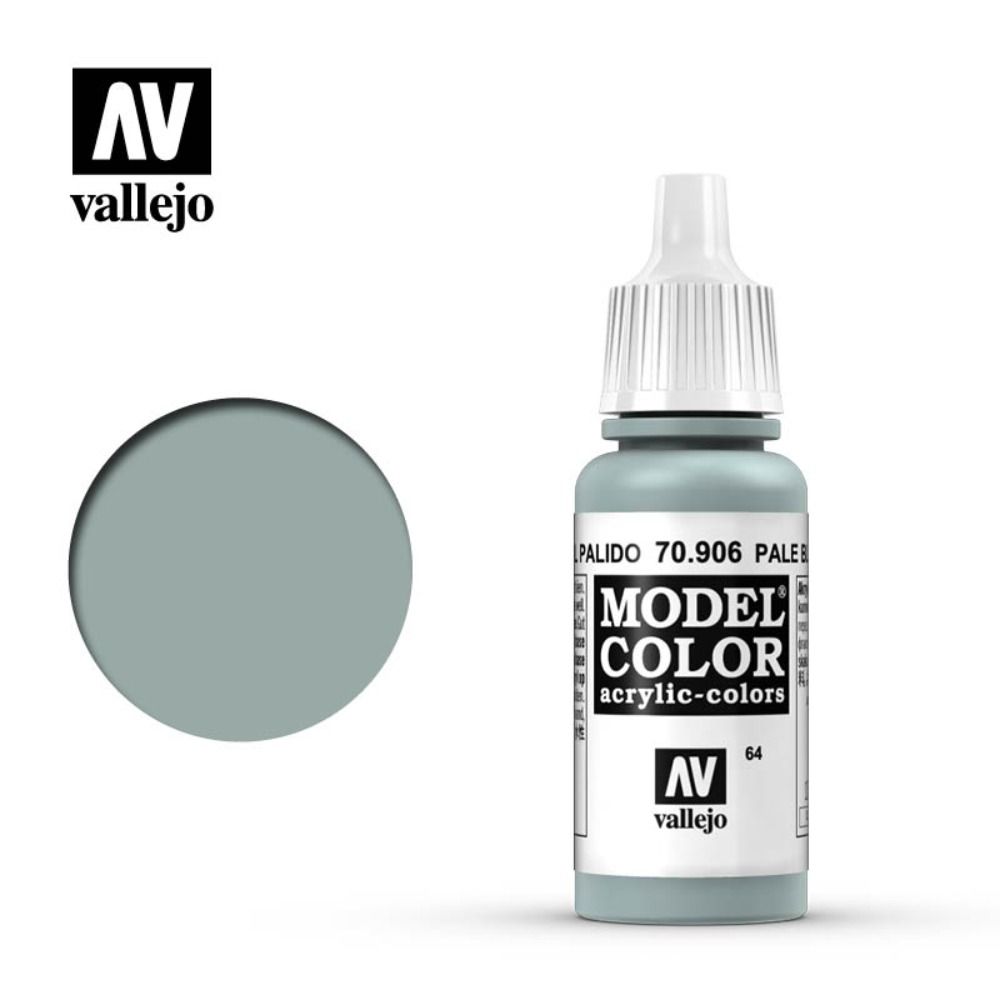 Vallejo Model Colour - Pale Blue 17ml Acrylic Paint (AV70906)