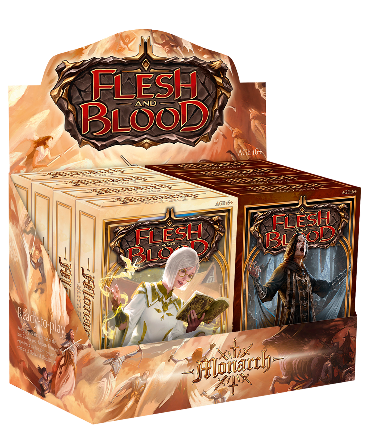 Flesh and Blood TCG - Monarch Blitz Deck Display