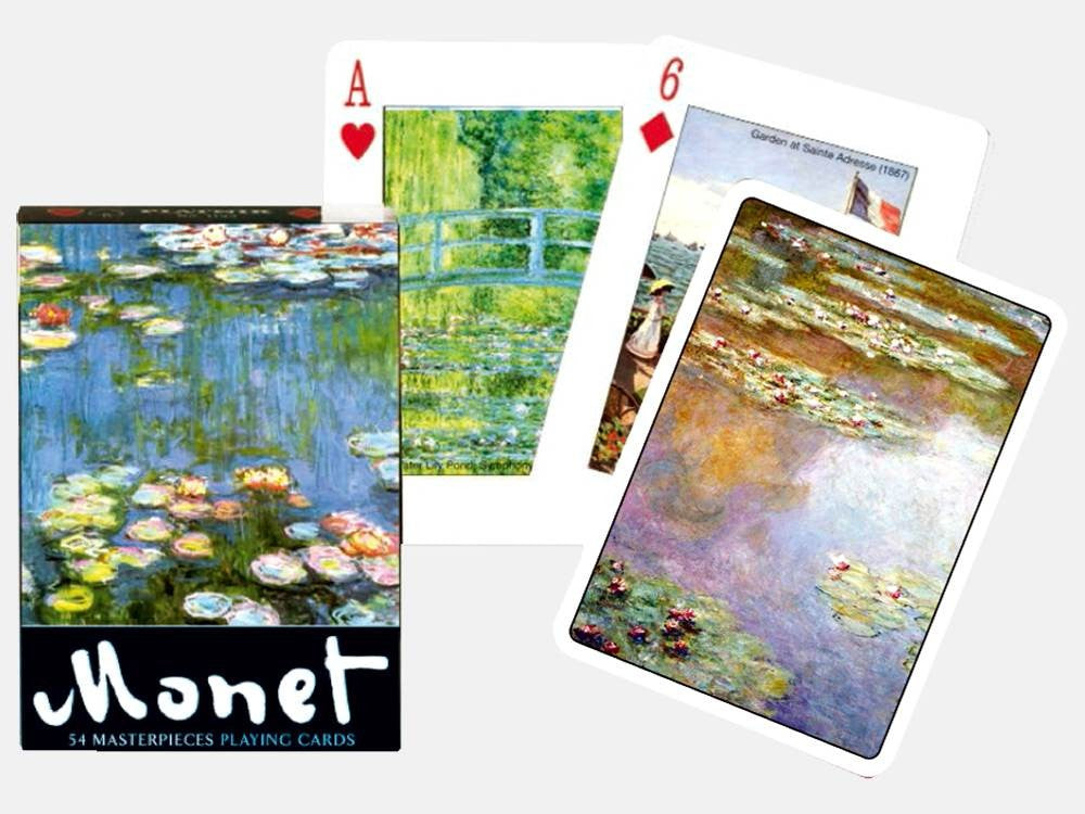 Monet: Poker Cards Piatnik Playing Cards