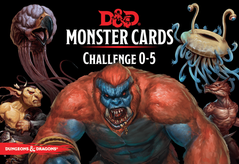 Dungeons &amp; Dragons - Spellbook Cards Monster Deck 0-5 (179 Cards) - Good Games