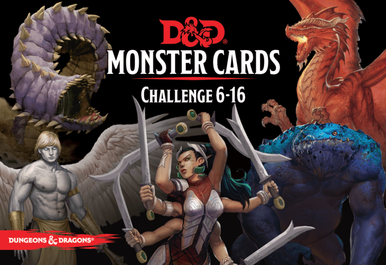 Dungeons &amp; Dragons - Spellbook Cards Monster Deck 6-16 (74 Cards) - Good Games